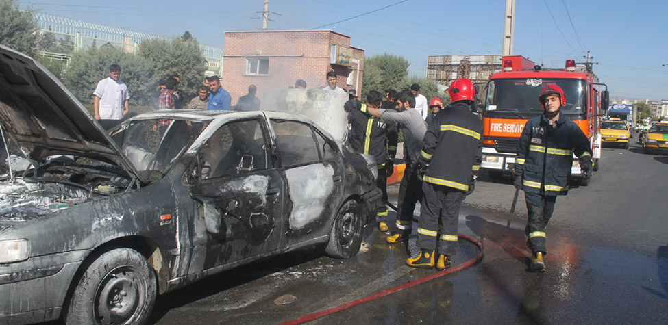 حریق خودرو