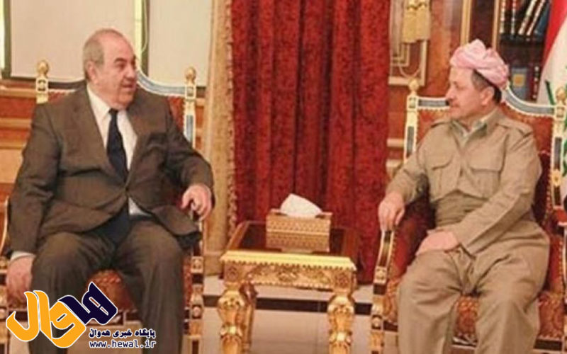 بارزانی و علاوی
