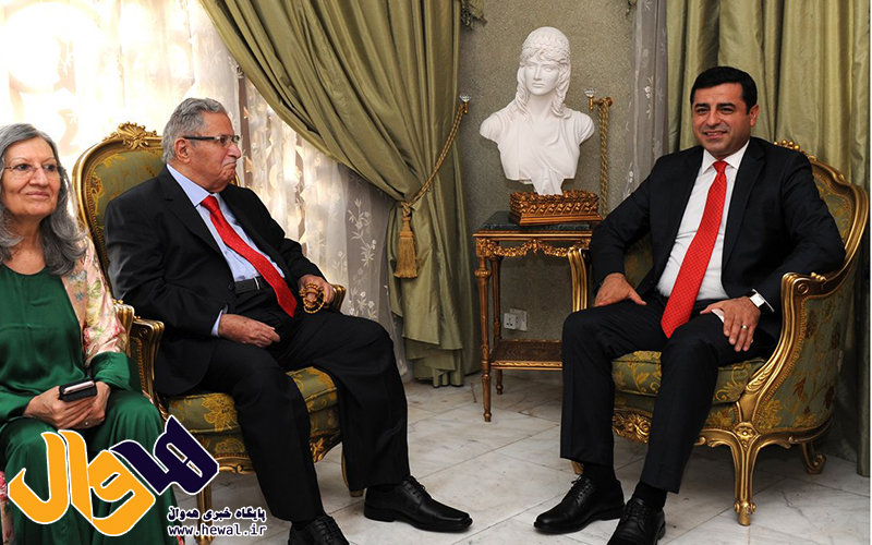 صلاح الدین دمیرتاش و جلال طالبانی